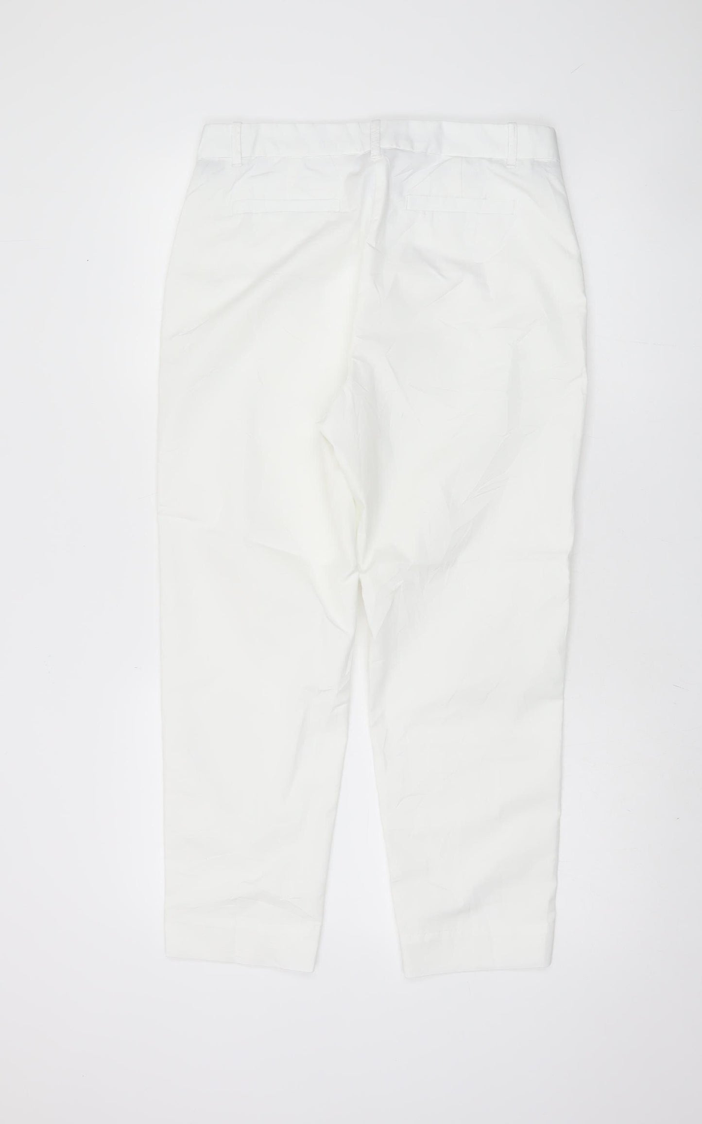 Marks & Spencer Women’s White Cropped Trousers, Size 12