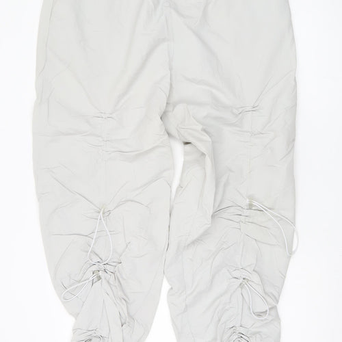 Collusion Women's Grey Cargo Trousers Size 18