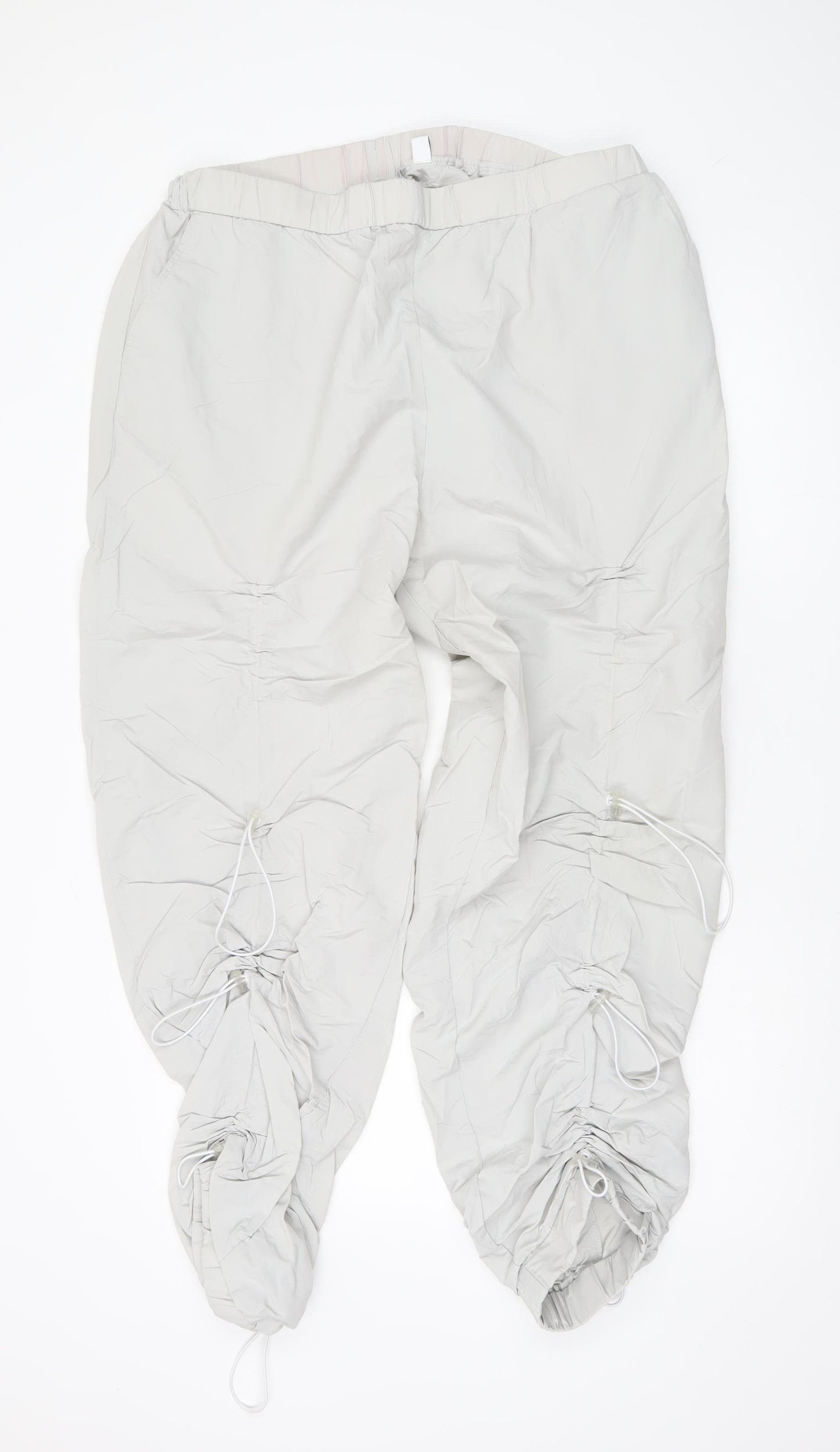 Collusion Women's Grey Cargo Trousers Size 18