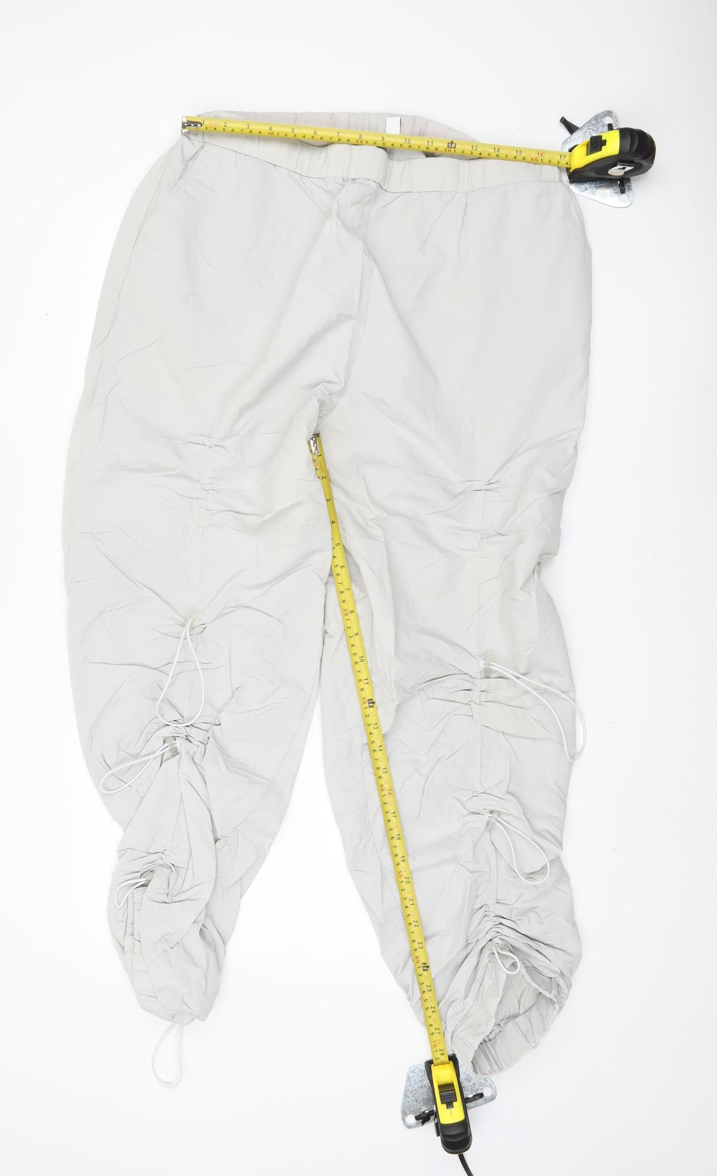 Collusion Women's Grey Cargo Trousers Size 18