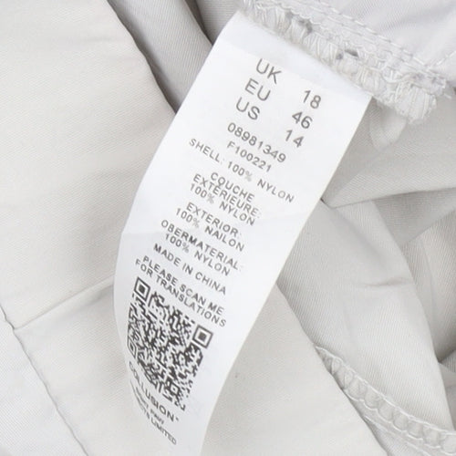 Collusion Women's Grey Cargo Trousers Size 18