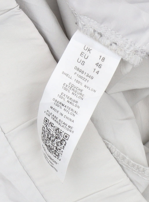 Collusion Women's Grey Cargo Trousers Size 18