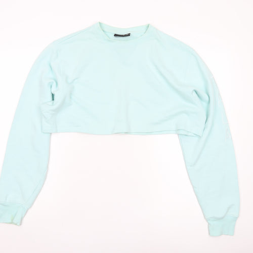 TALA Women's Blue Medium Crew Neck Sweatshirt, Casual Pullover