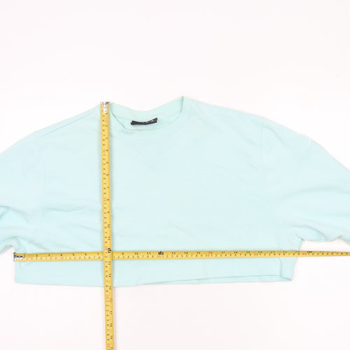 TALA Women's Blue Medium Crew Neck Sweatshirt, Casual Pullover