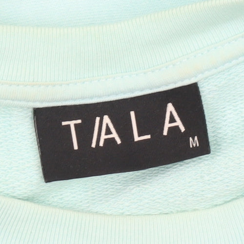 TALA Women's Blue Medium Crew Neck Sweatshirt, Casual Pullover