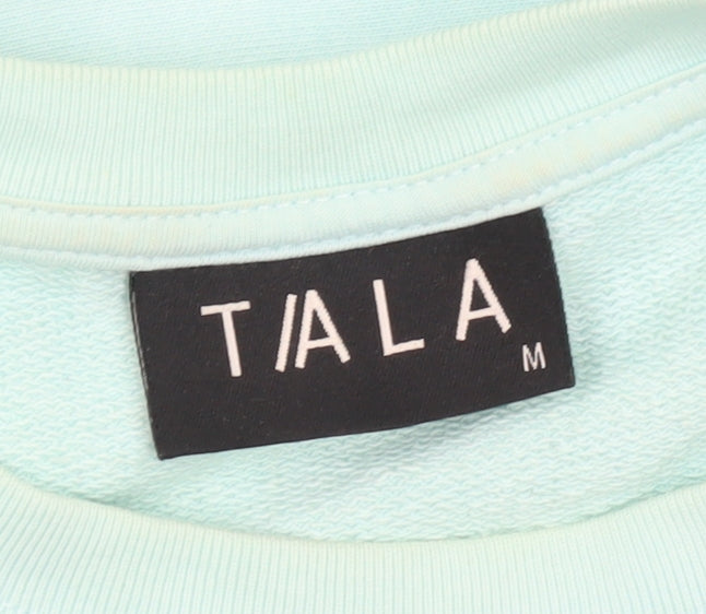 TALA Women's Blue Medium Crew Neck Sweatshirt, Casual Pullover