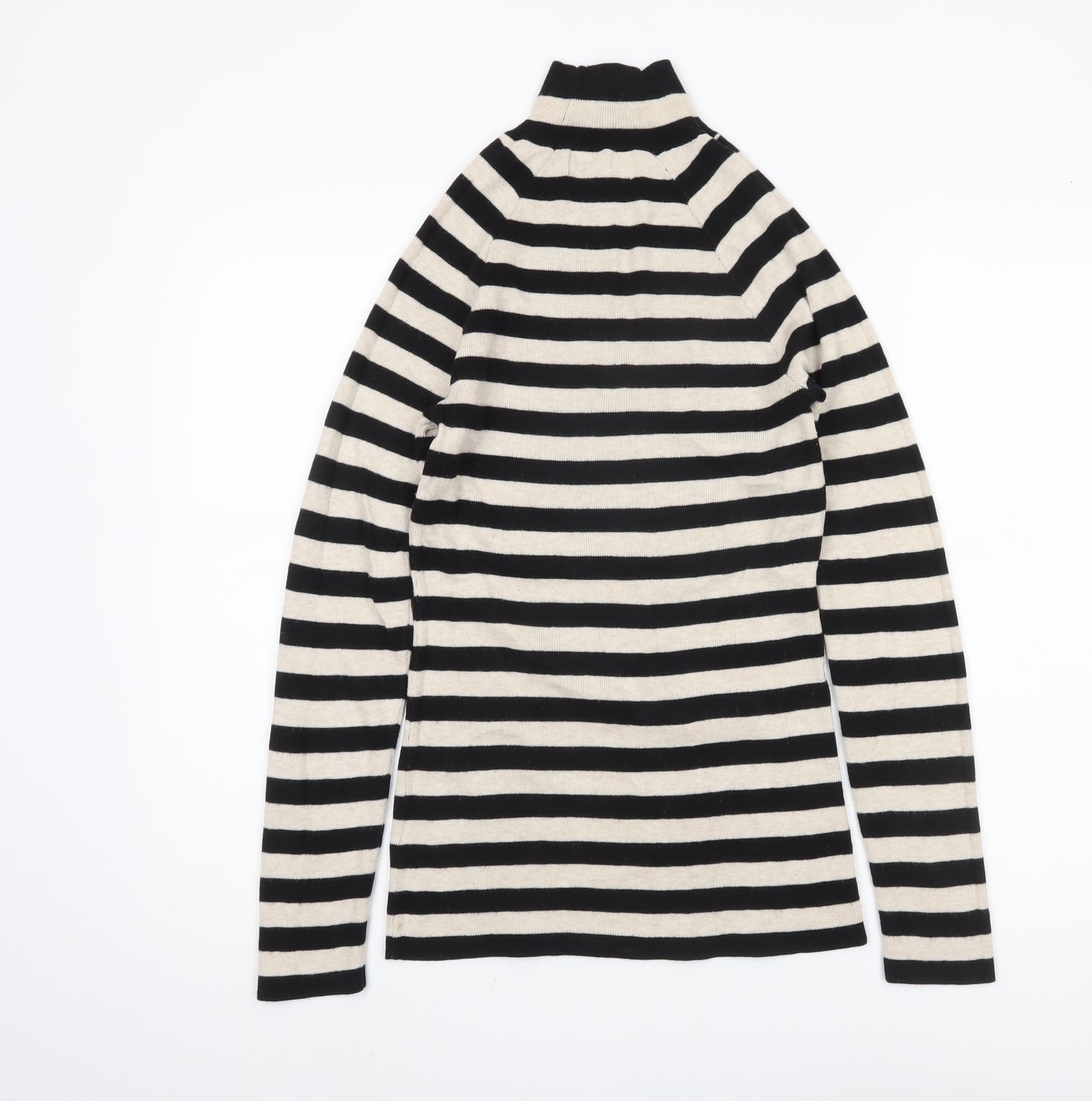 Next Women's Black Striped Pullover Jumper Size 10