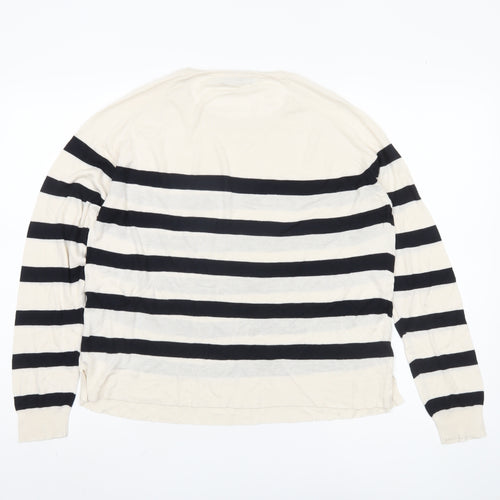 Zara Women Multicoloured Striped Pullover Jumper Size 12