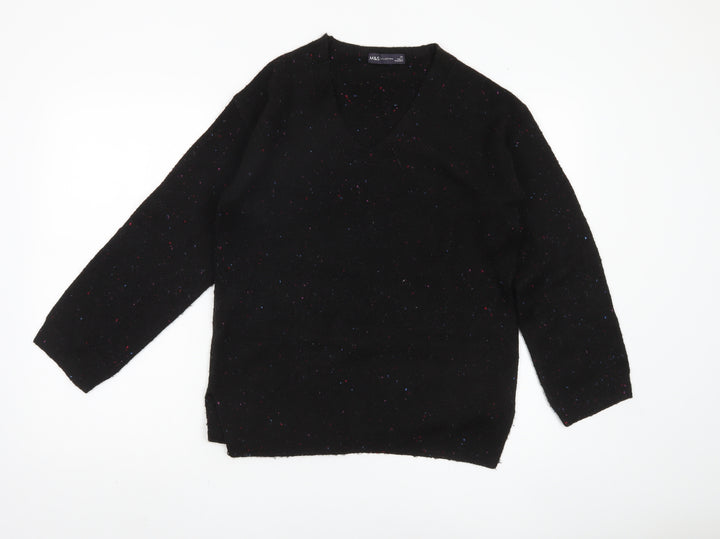 Marks and Spencer Women’s Black V-Neck Jumper XS
