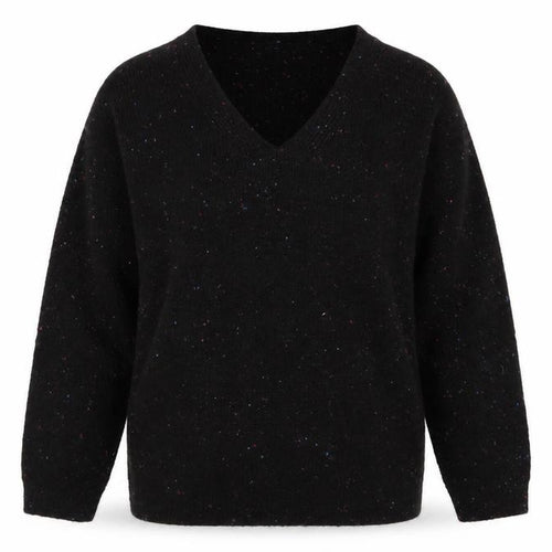 Marks and Spencer Women’s Black V-Neck Jumper XS