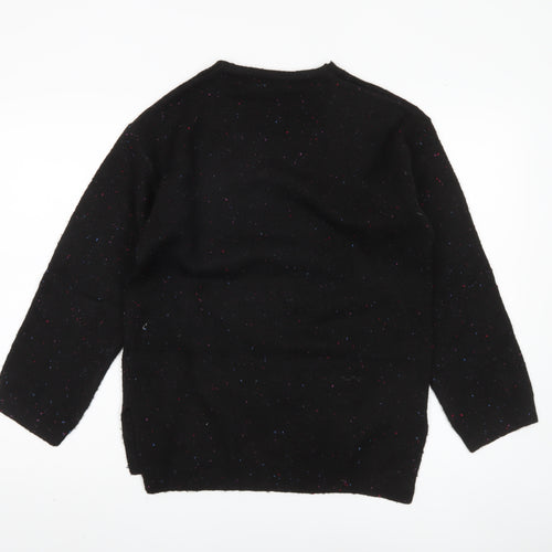 Marks and Spencer Women’s Black V-Neck Jumper XS