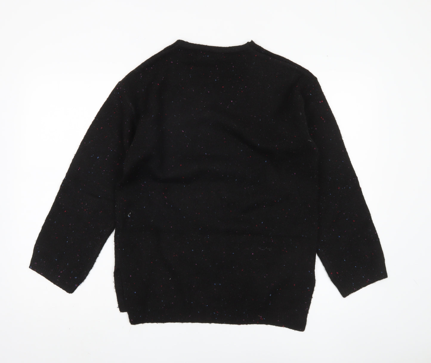 Marks and Spencer Women’s Black V-Neck Jumper XS
