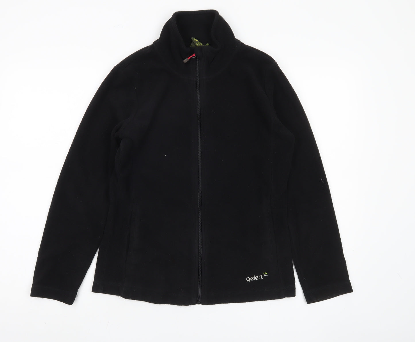 Gelert Women's Black Fleece Jacket Size 10 Casual Zip