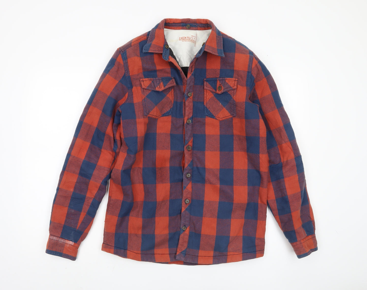 Denim 73 Boys Multicoloured Cotton Shirt Jacket 16 Years