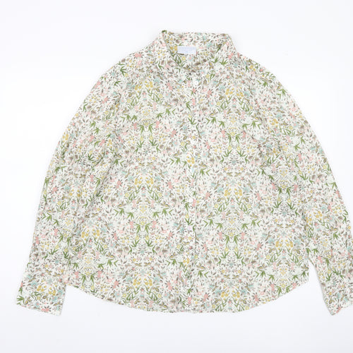 Cotswold Collections Women's Multicoloured Floral Button-Up Size 20