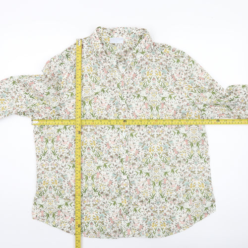 Cotswold Collections Women's Multicoloured Floral Button-Up Size 20