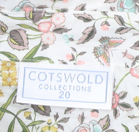Cotswold Collections Women's Multicoloured Floral Button-Up Size 20