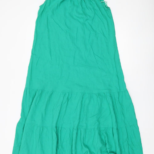 Marks and Spencer Women's Green Halter Dress