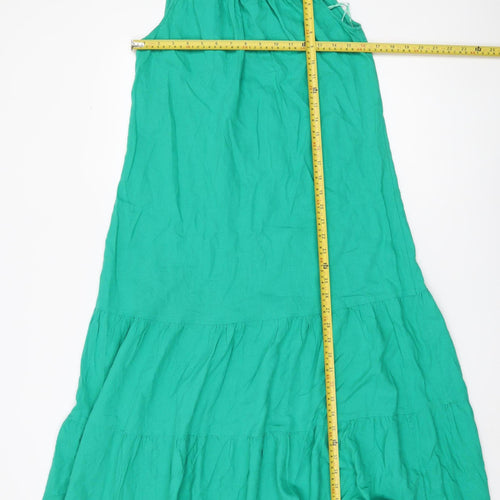 Marks and Spencer Women's Green Halter Dress
