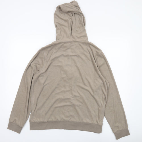 H&M Unisex Beige Full Zip Hoodie L
