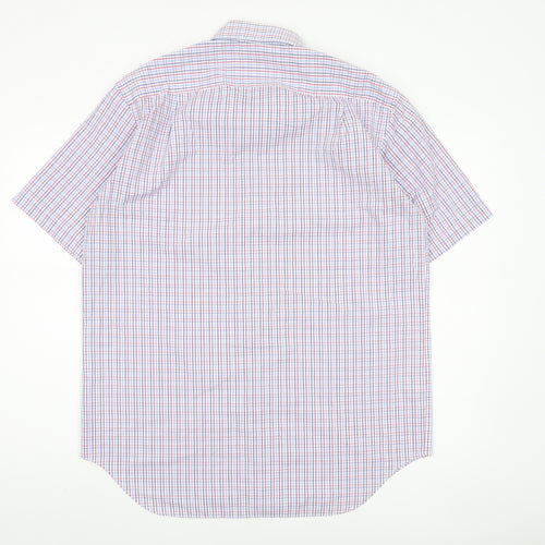 Marks and Spencer Men's Multicoloured Check Shirt Size 16