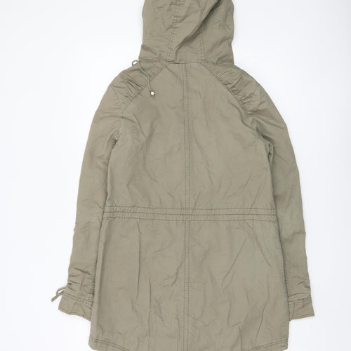 Lipsy Women's Green Parka, Hooded Casual Jacket