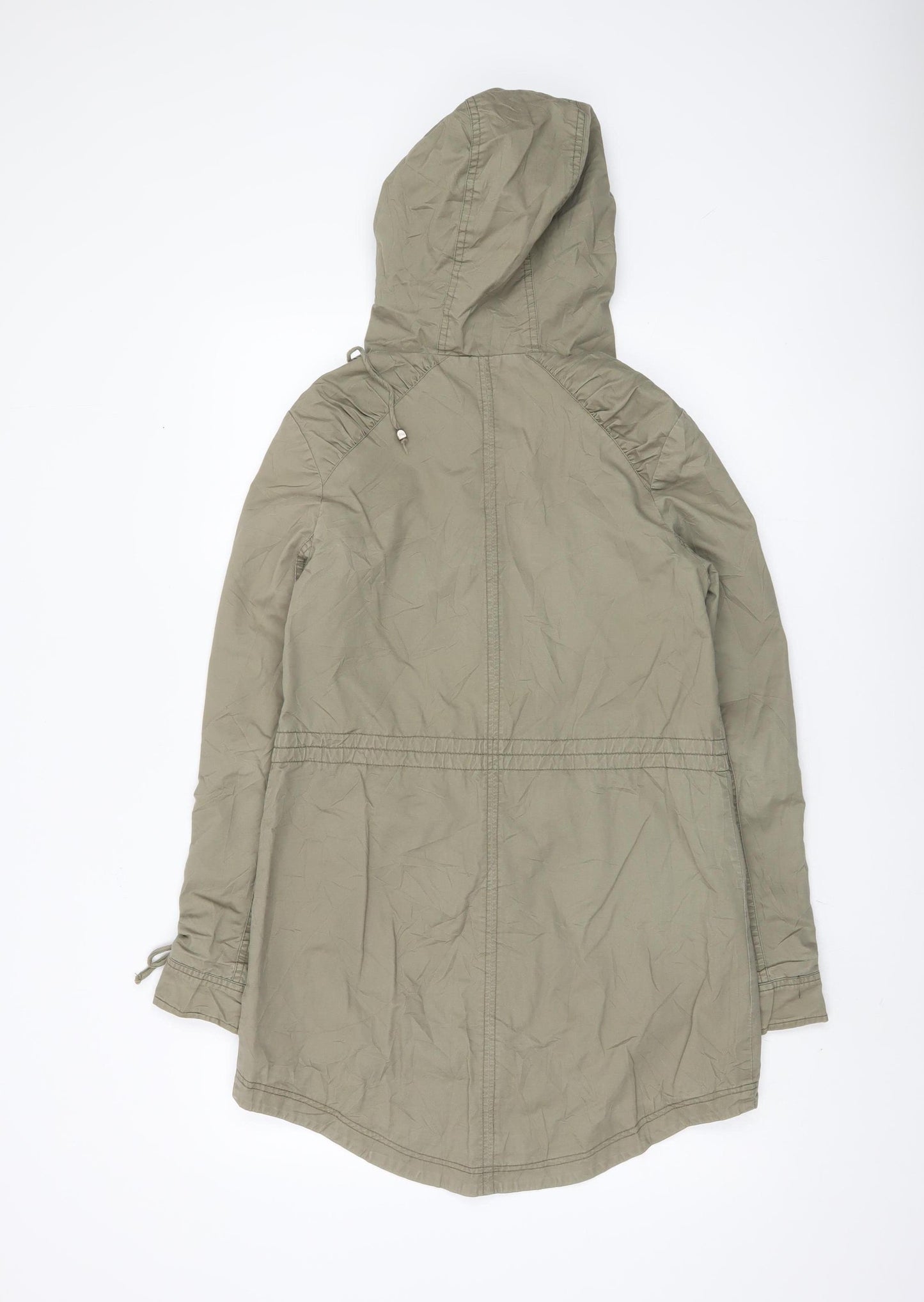 Lipsy Women's Green Parka, Hooded Casual Jacket