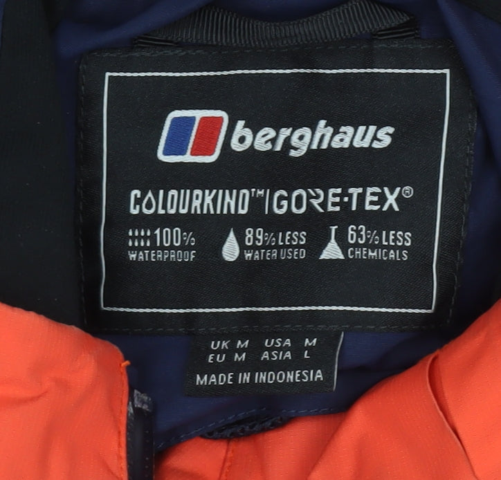Berghaus Men's Orange Gore-Tex Rain Jacket - M