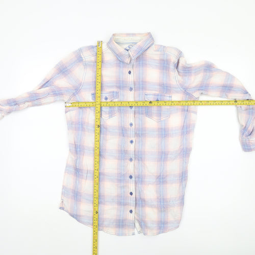 Marks and Spencer Women's Multicoloured Plaid Shirt, Size 10
