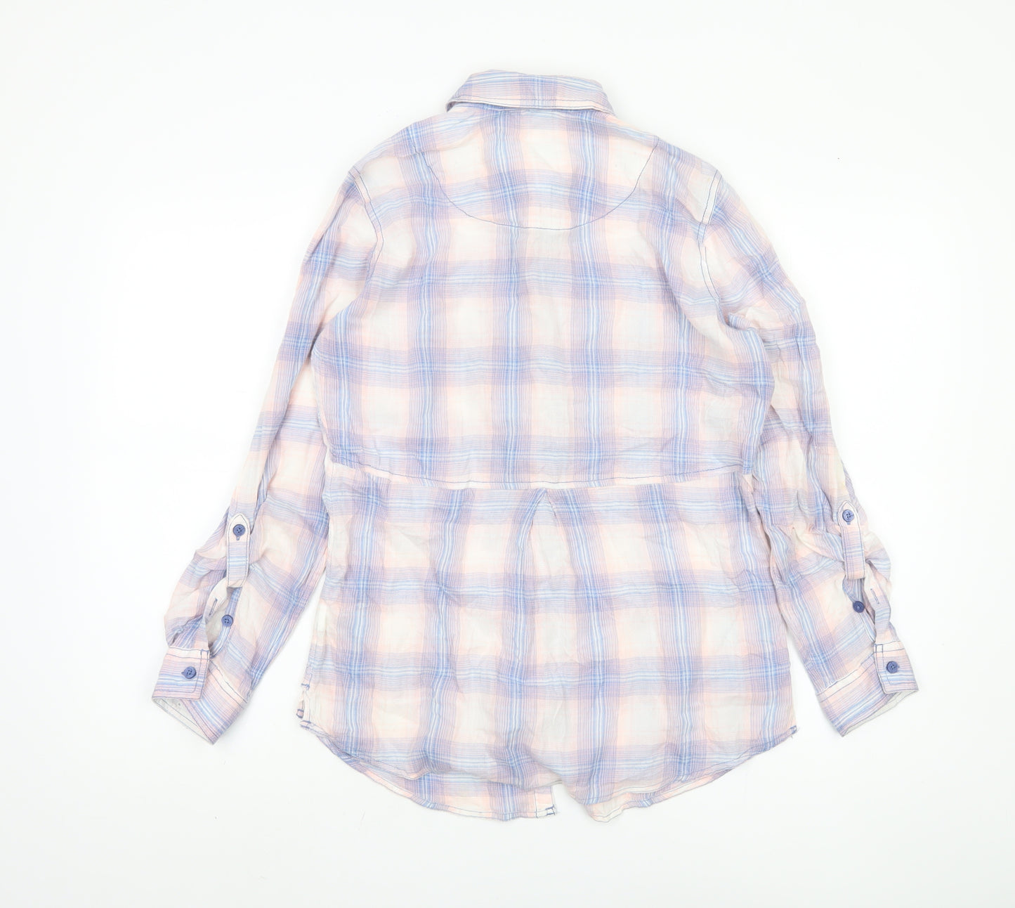 Marks and Spencer Women's Multicoloured Plaid Shirt, Size 10