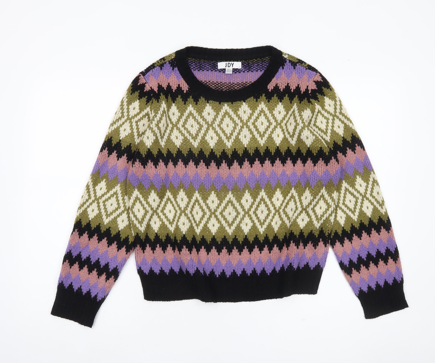 JDY Women's Multicoloured Pullover Jumper L