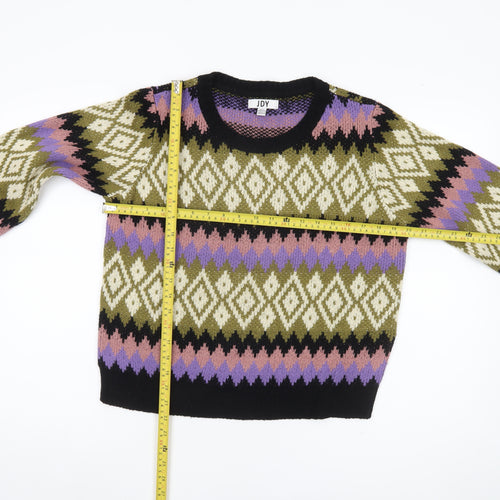 JDY Women's Multicoloured Pullover Jumper L