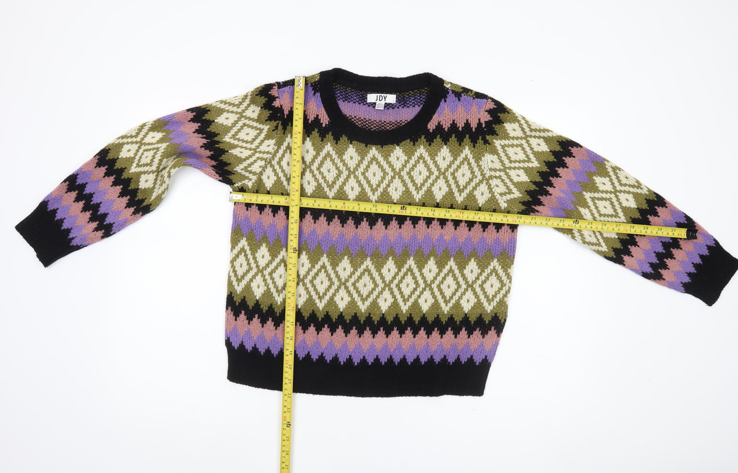 JDY Women's Multicoloured Pullover Jumper L