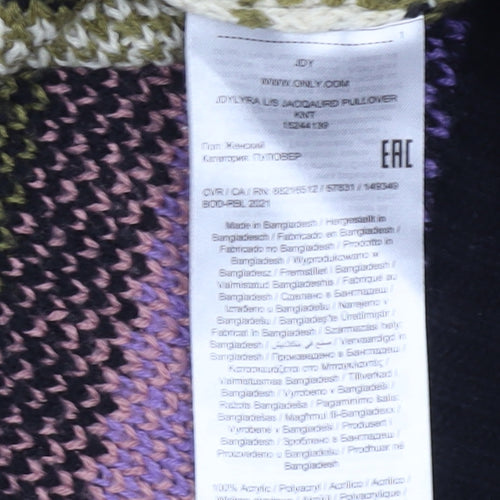 JDY Women's Multicoloured Pullover Jumper L