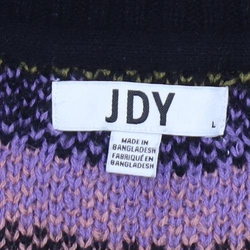 JDY Women's Multicoloured Pullover Jumper L