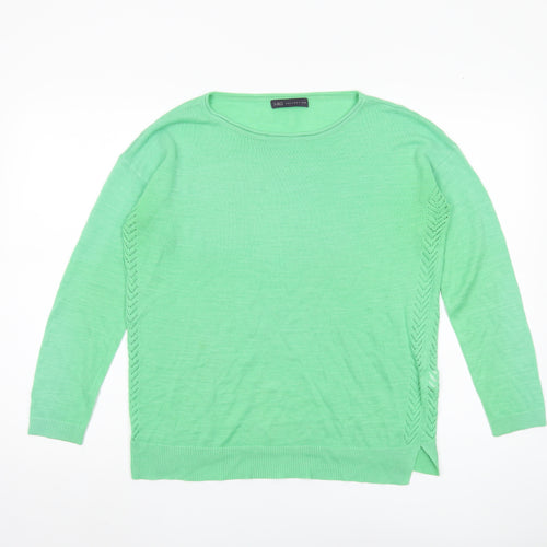 Marks and Spencer Green Pullover Jumper, Size 14