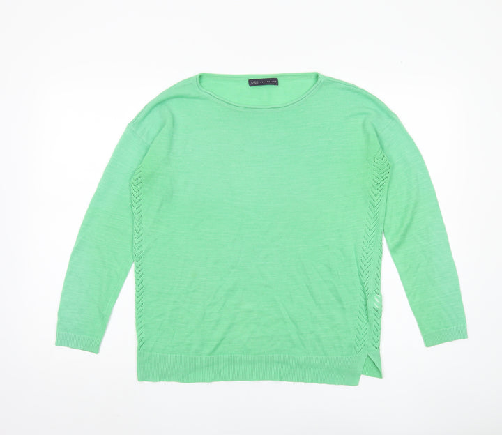 Marks and Spencer Green Pullover Jumper, Size 14