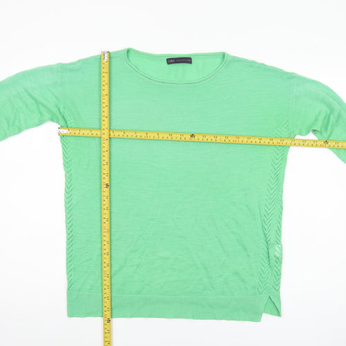 Marks and Spencer Green Pullover Jumper, Size 14