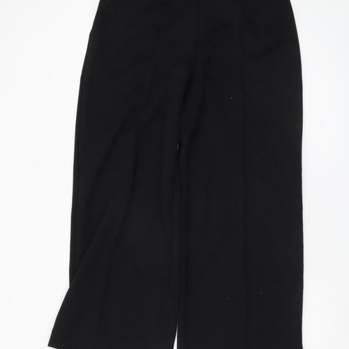 Marks and Spencer Women's Black Wide-Leg Trousers