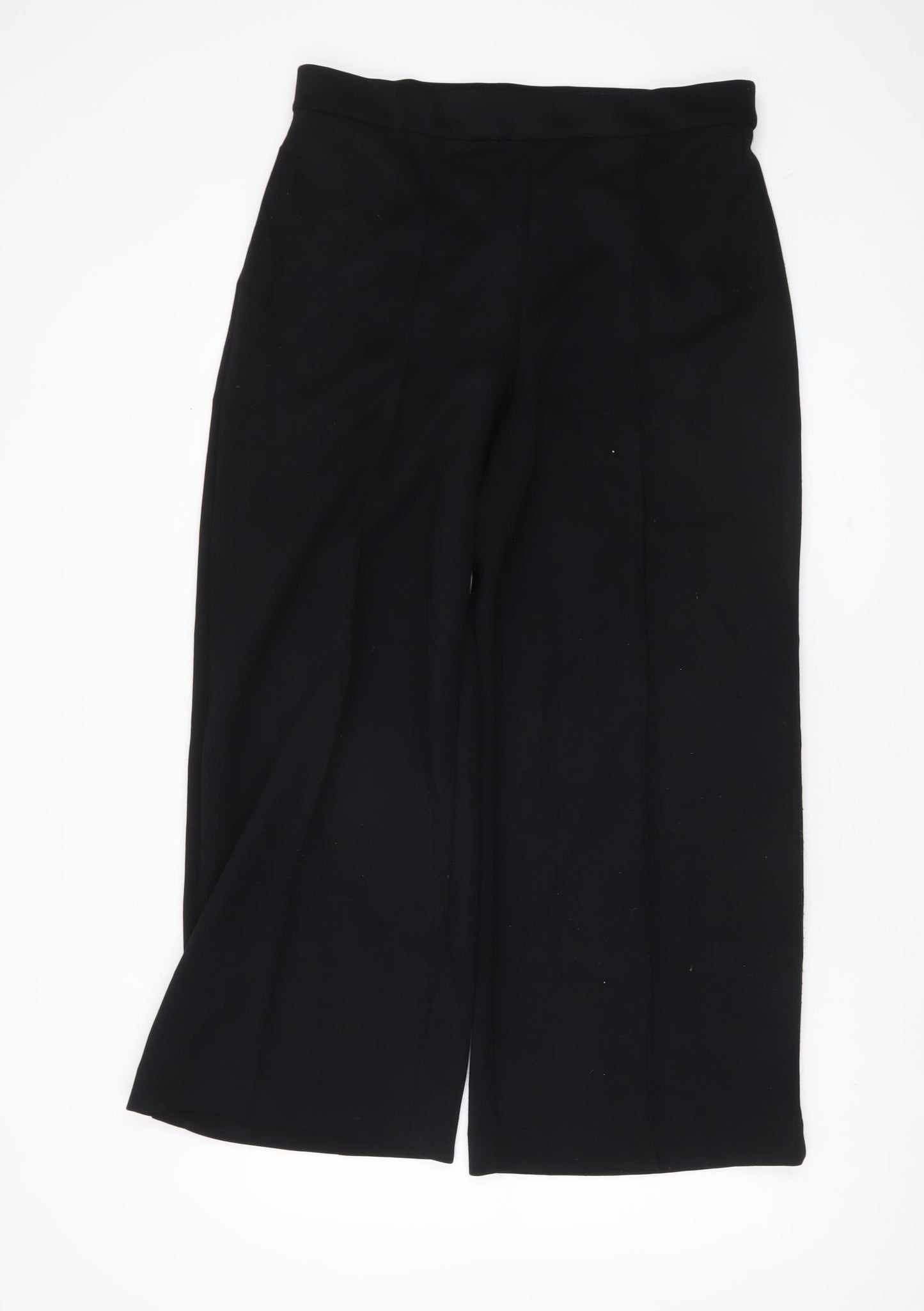 Marks and Spencer Women's Black Wide-Leg Trousers