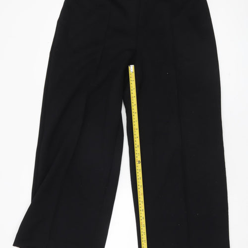 Marks and Spencer Women's Black Wide-Leg Trousers