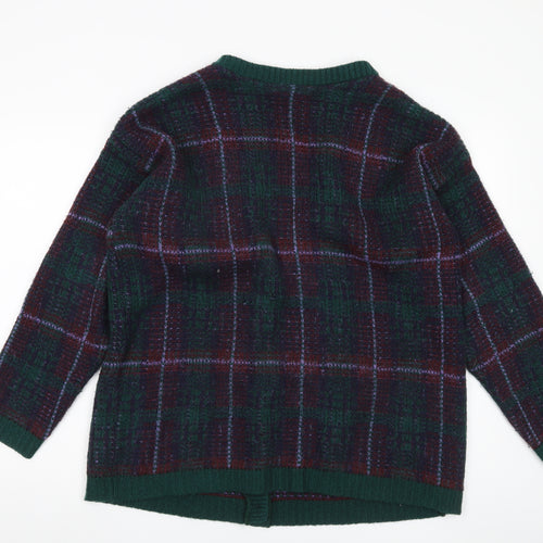 Cooperative Women's L Multicoloured Check Cardigan