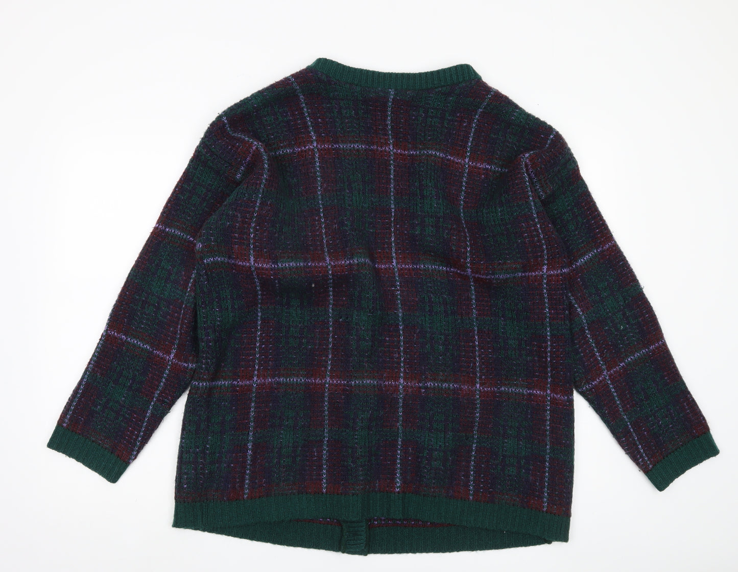 Cooperative Women's L Multicoloured Check Cardigan