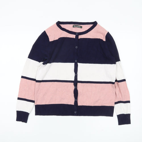 Bonmarché Women's Multicoloured Striped Cardigan S