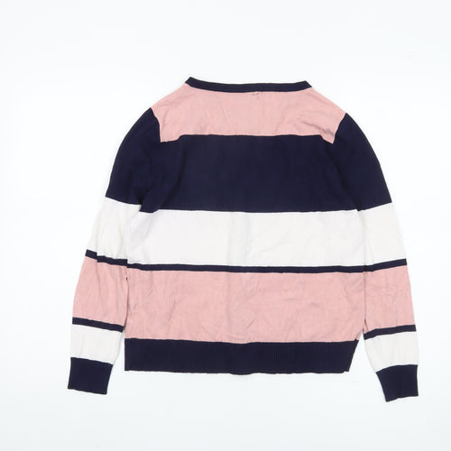 Bonmarché Women's Multicoloured Striped Cardigan S