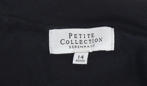 Debenhams Womens Black Cardigan Size 14 Petite