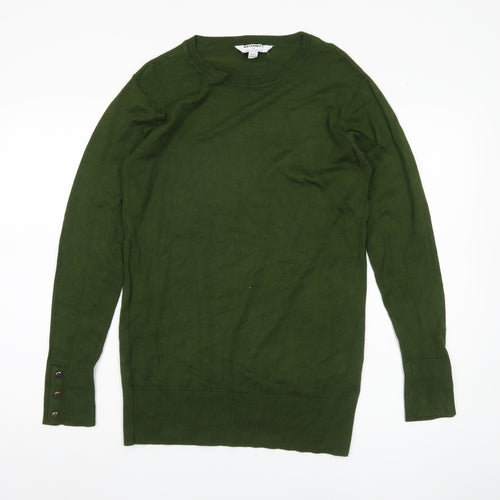 Dorothy Perkins Green Maternity Pullover Jumper S