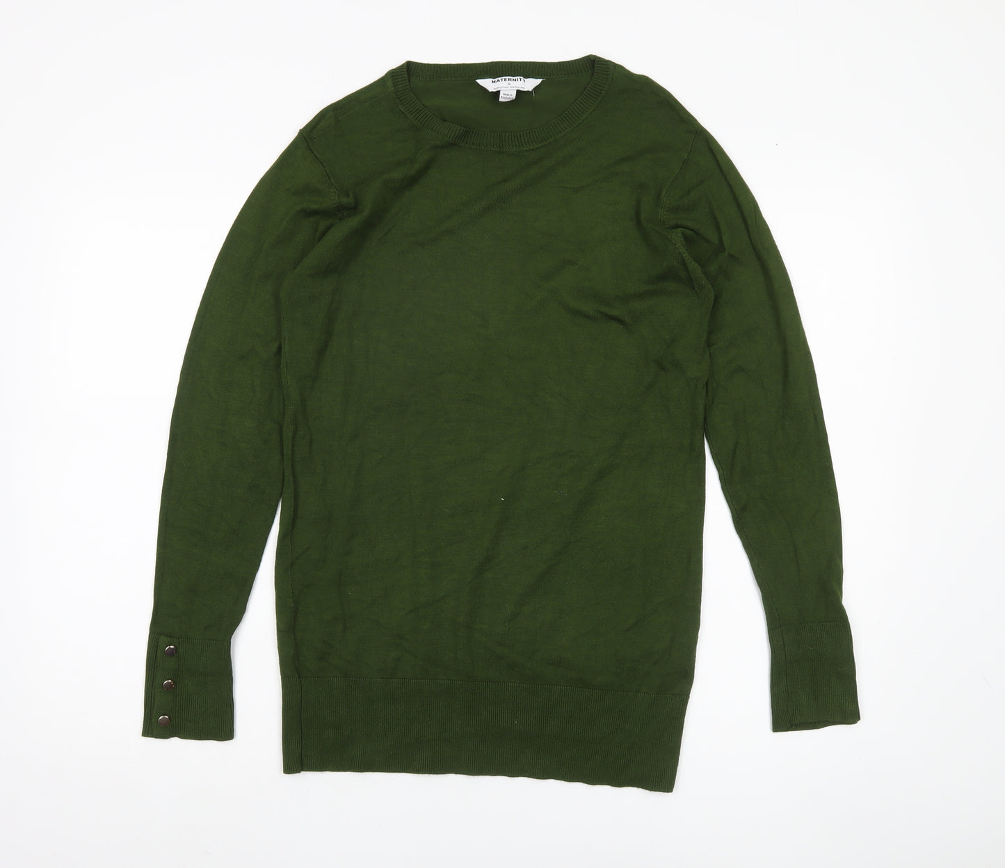 Dorothy Perkins Green Maternity Pullover Jumper S