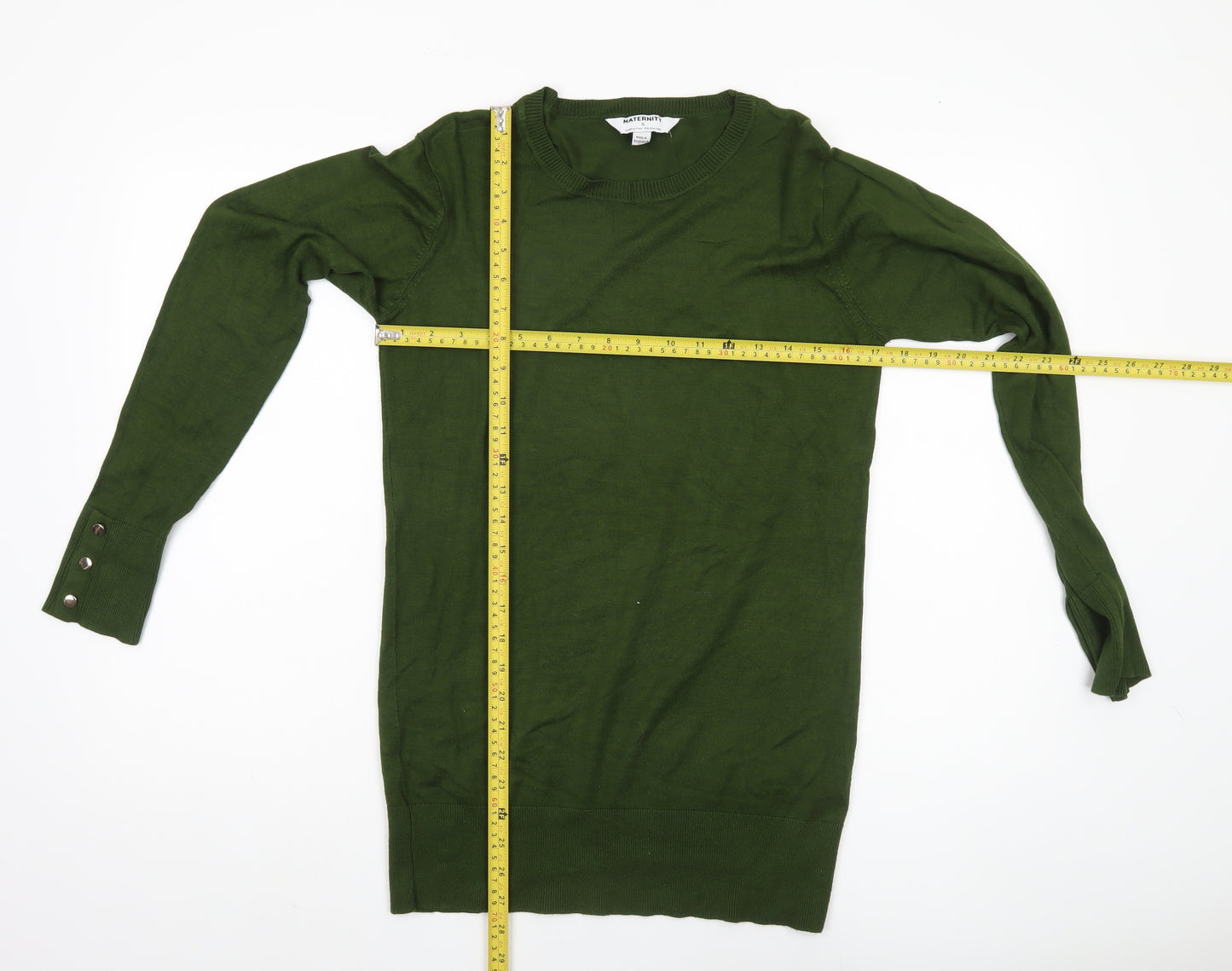 Dorothy Perkins Green Maternity Pullover Jumper S