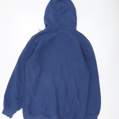 Hollister Men's 2XL Blue Full Zip Hoodie
